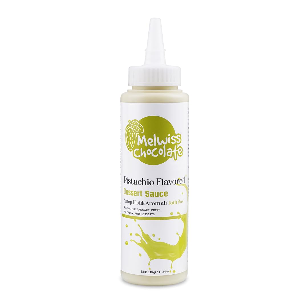 Melwiss Chocolate Antep Fıstık Aromalı Tatlı Sos 330 g