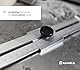 BAUHELD® Streichmaß Metall 250mm [mm-Teilung] - Anreiß-Werkzeug rostfrei aus verchromtem Stahl - Metall-Lineal mit gehärteter Anreißkante - Streichmass Holzwerkzeug mit tiefengelaserte Messskala