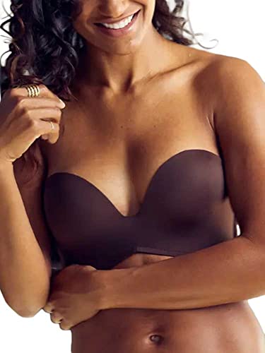 Wonderbra Ultimate Strapless Sujetador sin Tirantes, Marrón (Brun Mocha 0Bp), 100B para Mujer Cover