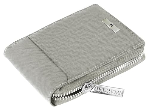 Image of WildHorn Rfid Protected Leather Wallet For Men,Grey
