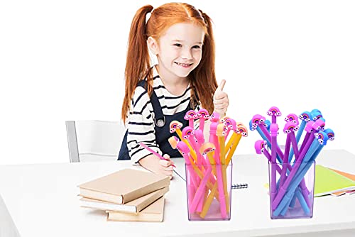 Set de 32 bolígrafos de gel negro estilo arcoíris YYaaloa miniatura 3