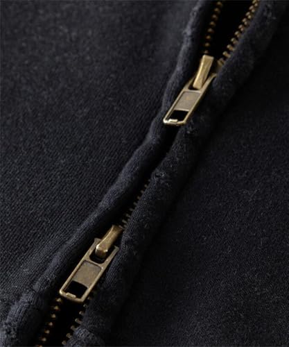 Womens Oversized Hoodies Streetwear Unisex Vintage Hoodies Zip Up Acid Wash Sweatshirt for Men Heavyweight2