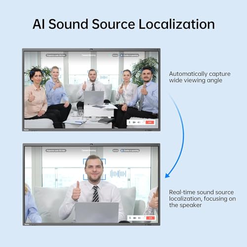 Image of 75 inch Smart Board,4k Interactive Flat Panel with 48MP Camera,Google EDLA Certified,Android 13, All in One Electronic Smart White Board for Classroom and Office (Board & Wall Mount Only)