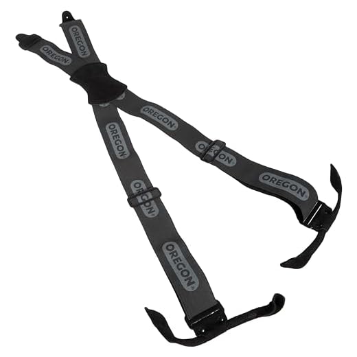 Oregon 537804 Apoyos para los pantalones de protección de motosierra, Color Negro