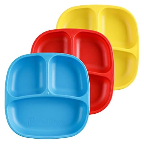 Re-Play, Kinderteller unterteilt Set, 3 Stück Cover