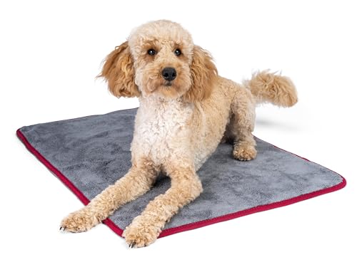 TrendPet Ruby Kuscheldecke und Trocknungsdecke für Hunde und Katzen (90x65cm)