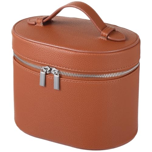 Trousse de maquillage lavable pour éviter les taches de fond de teint en voyage