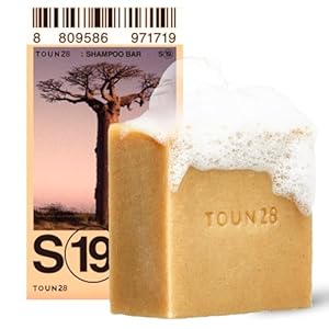 TOUN28 Hydrating Natural Organic Vegan Biotin Shampoo Bar for Hair Growth Strenghtening Camellia Seed Oil, Biotin & Caffeine for All Hair Types, Paraben Sulfate Silicone & Cruelty Free Korean Haircare