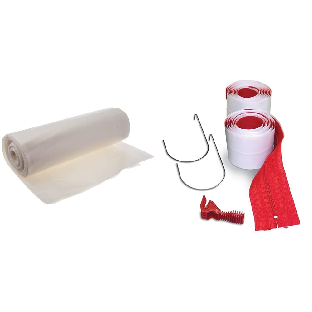 Frost King Polyethylene Sheeting and ZipWall Heavy-Duty Zippers | Plastic Sheeting and Dust Barrier Accessories