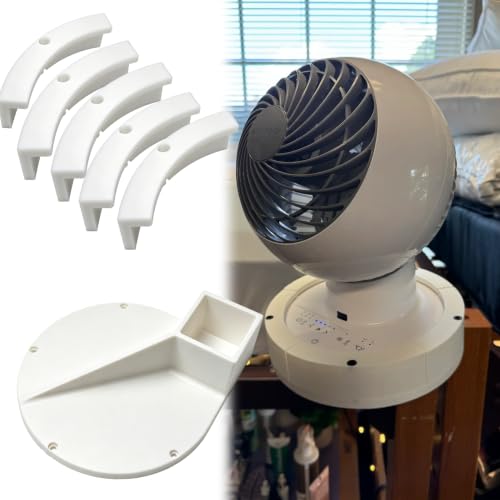 Clamp-On Bedside Shelf Compatible with IRIS USA WOOZOO Fan
