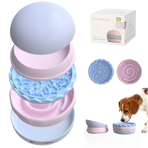 Gamelle pour chat anti-encombrement set de voyage hamburger empilable