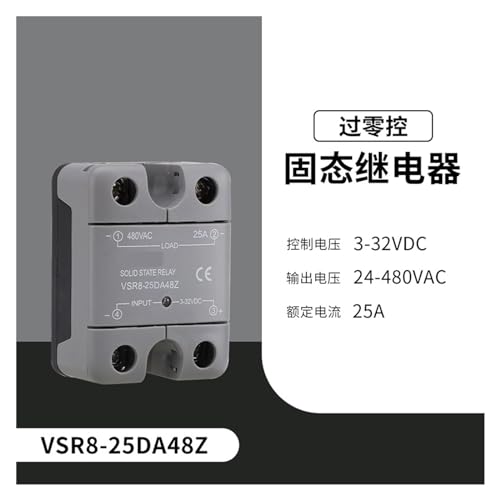 Relé de estado sólido VSR 25DA DC AC monofásico VSR8-25DA48Z 40A 2