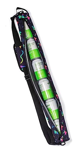 Bevytube – Insulated Cooler Sleeve – Beer, Seltzer, Soda, Juice, Water – Cools Up To 5 Hours - Adjustable Strap - Great For Golf, Disc Golf, Beach, Skiing, Camping, Concerts, Sporting Events, And More #TOP2