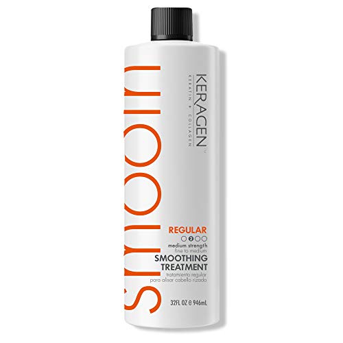 Keragen - Brazilian Keratin Hair Smoothing Treatment - Blowout Straightening System - Regular 32oz