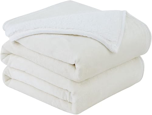 Vista 18 de Southshore Fine Living, Inc. Manta reversible de forro polar Sherpa para cama o sofá, manta ultrasuave y acogedora, lavable a máquina, súper suave