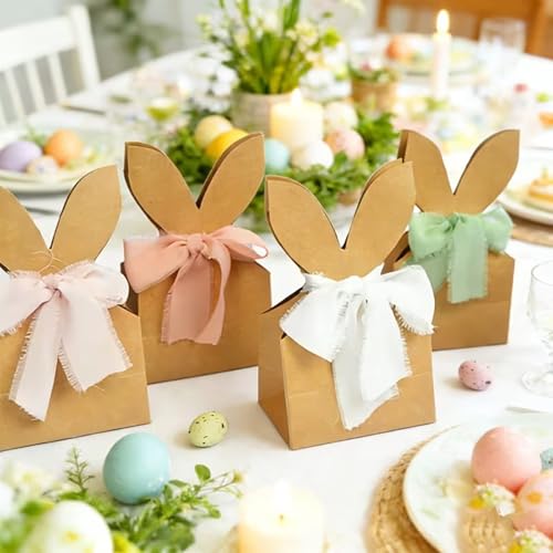 Cajas de regalo con orejas de conejo para dulces infantiles 3