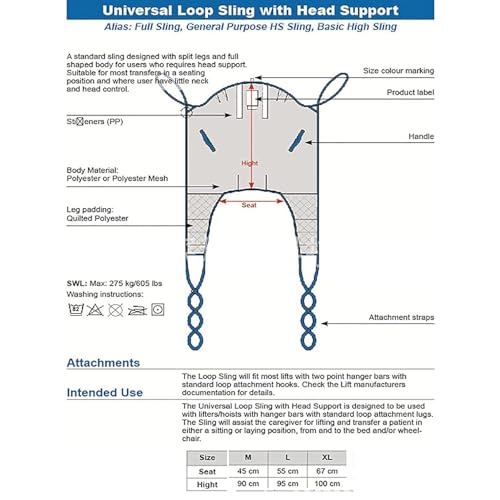 Sangle de levage du patient complet AYCDL pour faciliter le maintien à domicile