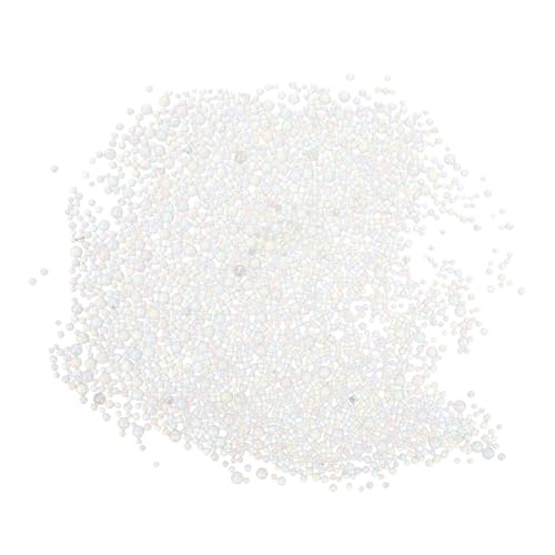 Abaodam 1 セット ガラス ビーズ フィラー ビーズ ジュエリー 電話 ケース ネイル DIY チャーム クラフト 用品 マニ DIY アクセサリー ネイル DIY 装飾 クラフト