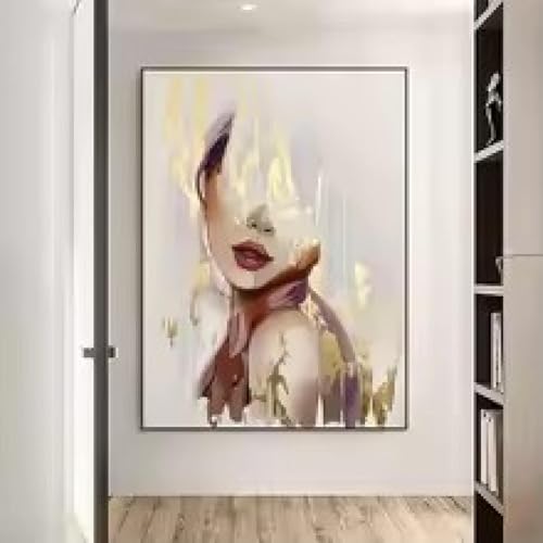 Affiche salon abstraite pour habiller un grand mur vide avec élégance