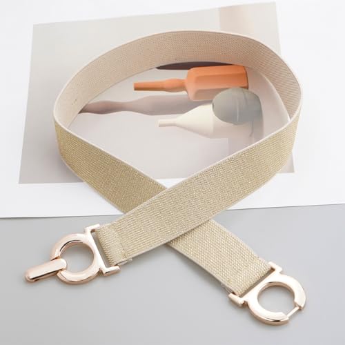 Glamorstar Stretchy Skinny Belts for Women Elastic Vintage Waist Belts for Dresses4