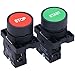 Taiss Momentary Push Button Switch Station Box Start/Stop Red Green Sign NO NC Pushbutton Switches Station AC 660V 10A HB2-Start/Stop-Box
