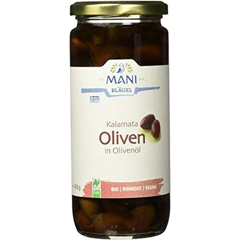 MANI Kalamata Oliven in Olivenöl Cover