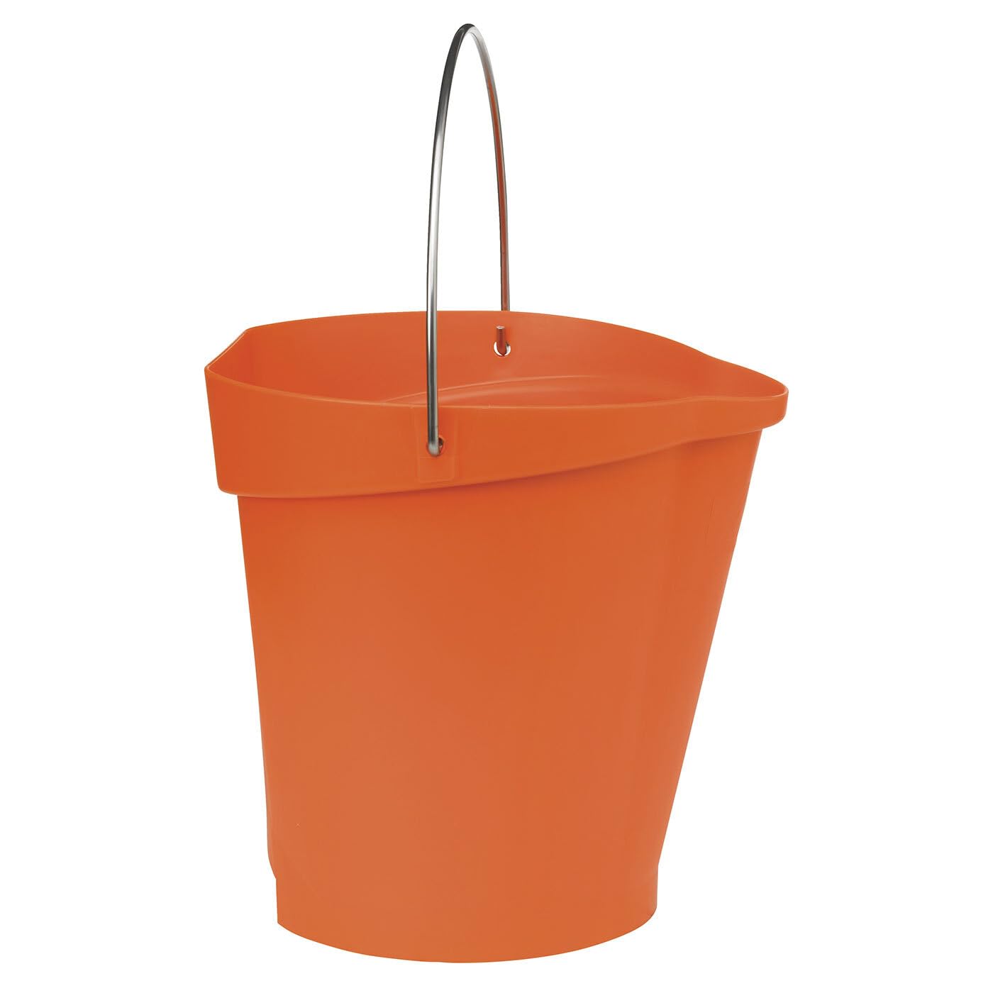 Vikan 56867 Pail,3 gal.,PP/SS,Orange