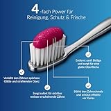 PERLWEISS White & Gloss Whitening Zahncreme - für sofort sichtbare weißere Zähne & bis zu 2 Stufen heller in 1 Woche - mit Pro-Shine-Komplex & Zahnschmelzschutz zur Zahnaufhellung, 50 ml