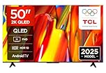 TCL 50V5C-UK 50Inch Full HD Smart QLED Direct LED TV with Android TV​ and HDR - Compatible with Google Cast and Google Home, Slim Design