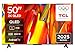 TCL 50V5C-UK 50Inch Full HD Smart QLED Direct LED TV with Android TV​ & HDR - Compatible with Google Cast & Google Home, Slim Design