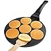 Puppy Friends Mini Pancake Pan- Make 7 Unique Flapjacks- Nonstick Griddle w Long Handle for Breakfast Pup Animal Fun & Easy Cleanup Fun Dog Related Xmas Gift for Kids & Adults, Boys Girls, Party Treat
