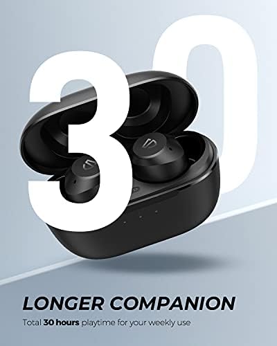 SoundPEATS T2 Hybrid Active Noise Cancelling Wireless Earbuds in-Ear Bluetooth 5.1 Headphones ANC Wireless Earphones with Transparency Mode, Touch Control, Total 30 Hours, USB-C Charge, Stereo Sound