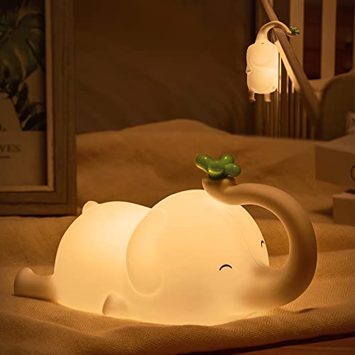 Image of IN HAPPY Cute Snowman Night Light for Kids, Squishy Silicone Nursery Lamp, USB Rechargeable Kawaii Cordless Lamp, Home Decor & Christmas Stocking Stuffers Gifts for Toddlers, Girls, Women (lamp)