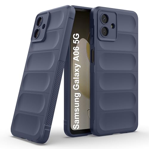 Image of Zapcase Back Case Cover for Samsung Galaxy A06 5G | Compatible for Samsung Galaxy A06 5G Back Cover | Liquid Silicon Magic Case with Camera Protection | Sapphire