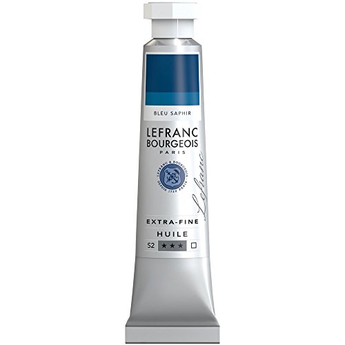 Lefranc Bourgeois Óleo Extra Fino 20ml - Tubo de pintura, Azul Zafiro