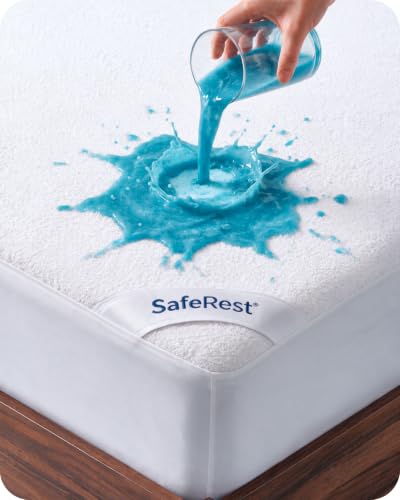 SafeRest Waterproof Queen Size Mattress Protector