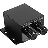 Abaodam Bassknopf Auto Verstärker Rca Level Controller Audio Regler für Auto Subwoofer Tiefbasssteuerung
