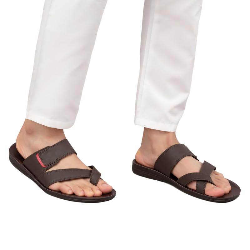 Image of Chips Men's BLACK Lightweight Slip-on Sandal Casual (HR91)