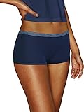 Hanes Women's Comfort Flex Fit Seamless Boyshort Underwear, 6-Pack, Assorted, Large