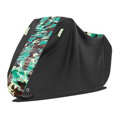 WpTrick Motorradabdeckung Für Aprilia Tuono 125 2004-2024, Wasserdicht Elastischem Saum, Outdoor Motorrad Abdeckplane, Mit Winddichte Schnalle SchlosslöChern,D-245 * 125 * 105cm