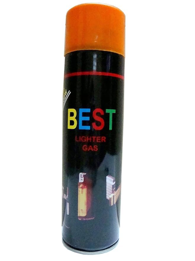 Plastic Cigarette Lighter Refill Butane Gas Refined Fluid Fuel, 500 Ml