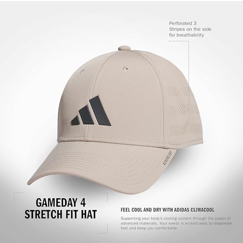 Image of adidas Gameday Structured Stretch Fit Hat 4.0