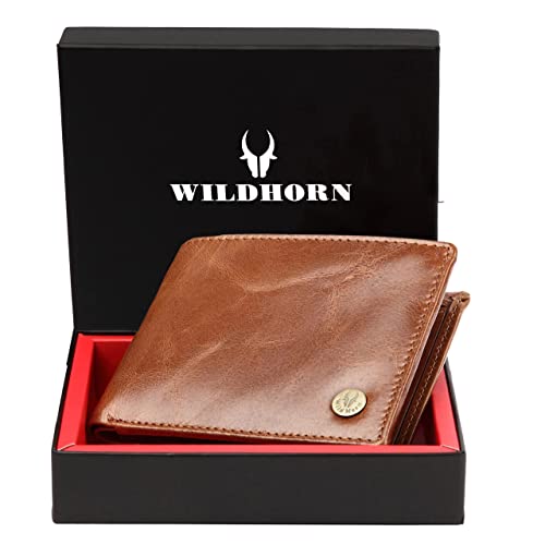 Image of WildHorn RFID Protected Leather Wallet for Men