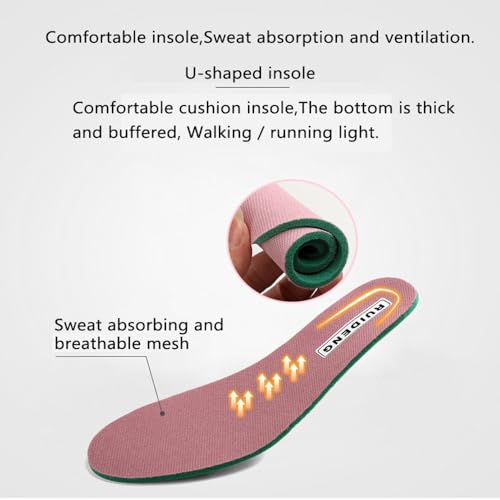 Image of RUIDENG Platform Sneakers for Women Air Cushion | Walking Shoes Women Comfortable All Day | Thick Rocker Bottom