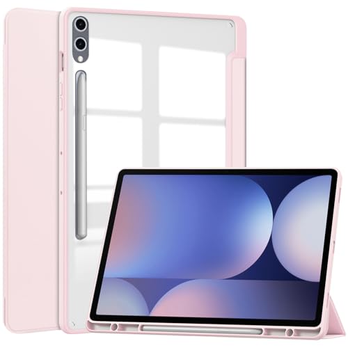 Coque Galaxy Tab S10 Plus antichoc en TPU transparent avec mise en veille auto