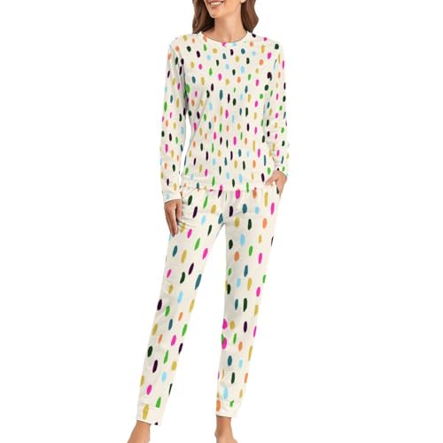Pyjama femme avec t-shirt manches longues pour vos soirées cocooning à la maison