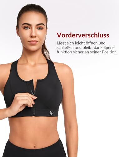 Yvette-Sport-BH-Starker-Halt-Vorderverschluss-Grosse-Groesse-Mesh-Ringerruecken-fuer-Lauf-Joggen-Reiten - Sparfuchs24.io - Preisvergleich & Top Angebote Online