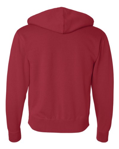 Independent Trading Company Unisex Full-Zip Hooded Sweatshirt, Red, 2X-Large2
