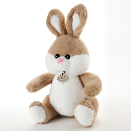 Image of Brown Bunny Plush Soft Toy 45 CM for Kids, Ultra Soft Stuffed Rabbit Teddy, Cute Huggable Plush Doll for Babies, Toddlers, Girls & Boys, Birthday Gift, Washable