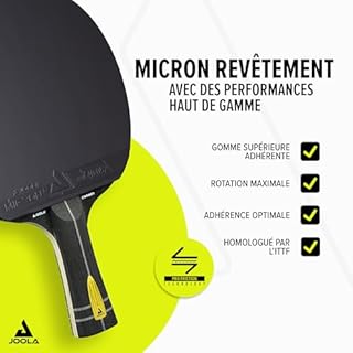 JOOLA Raquette de ping-Pong Infinity Carbon Raquette de ping-Pong de compétition Professionnelle approuvée par l'ITTF